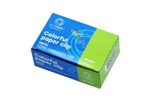 Spajalica ručna za papir 28mm mix boje Bluering® 100 komada