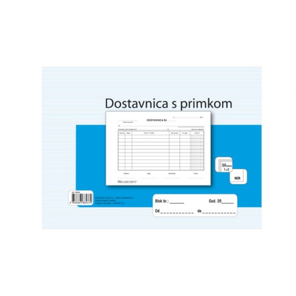 Obrazac A-29/NCR Dostavnica s primkom A5