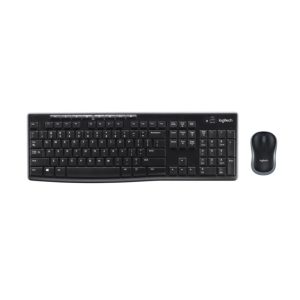 Logitech Keyboard Mouse MK270 Black