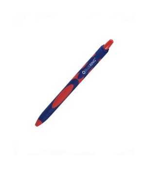 Kemijska olovka 0.34mm F20 gumirano kućište Bluering® crvena tinta