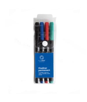 Permanentni fineliner set 0,5 mm OHP, Bluering® F, 4 boje